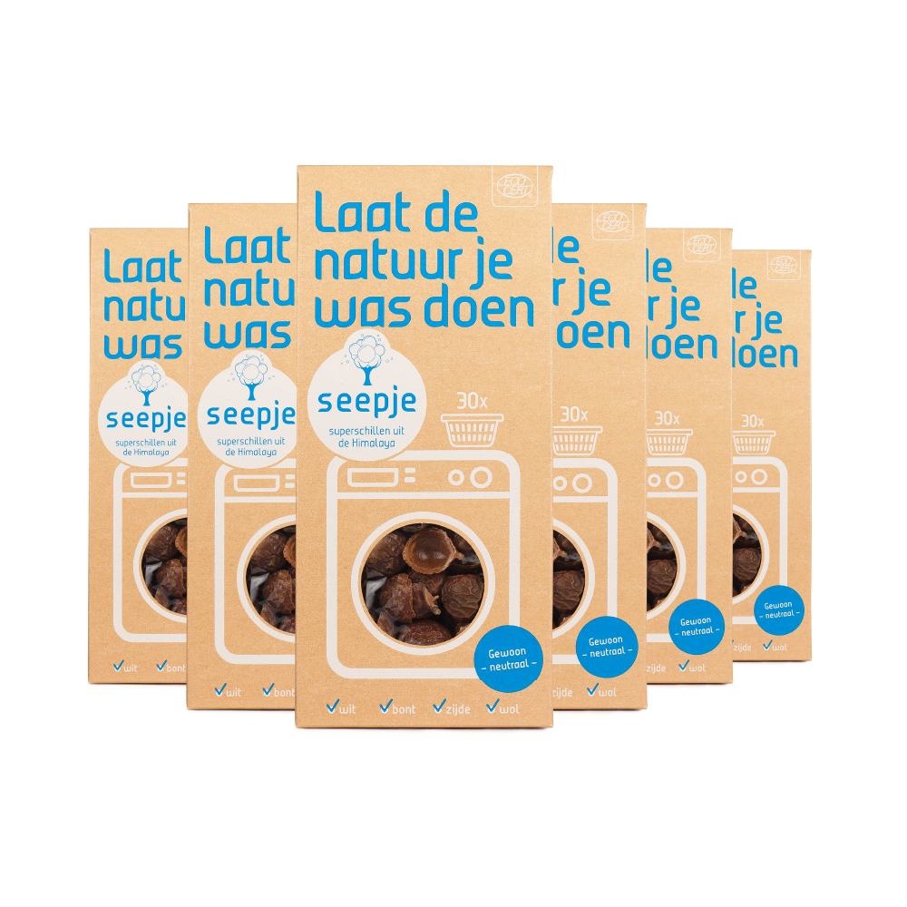 6x Wasschillen Parfumvrij | 6 maanden pakket