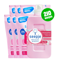 Wasverzachter pakket | Pioenroos en Cederhout