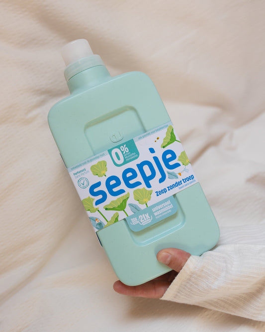 Wasmiddel zonder parfum voor de gevoelige huid