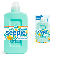 Wasmiddel Pakket Fles met 12 Navullingen | Universeel met Verfrissende Jasmijn geur