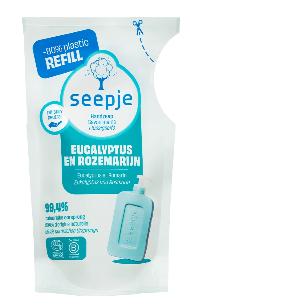 Handzeep Pakket met 16 Navullingen | Eucalyptus en Rozemarijn