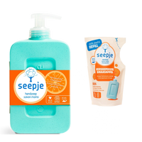 Handzeep Pakket Fles met 8 Navullingen| Versgeperste Sinaasappel