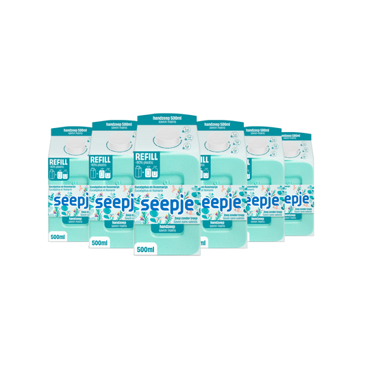 Handzeep 6x | Navulpakket Eucalyptus Geur