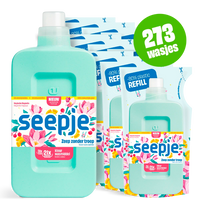 Wasmiddel Pakket Fles met 12 Navullingen | Kleur met Magische Magnolia geur