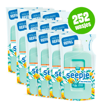 Wasmiddel Pakket met 12 Navullingen | Universeel met Verfrissende Jasmijn geur