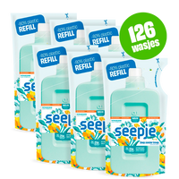 Wasmiddel Pakket met 6 Navullingen | Universeel met Verfrissende Jasmijn geur