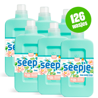 Wasmiddel Pakket met 6 Flessen | Wol en Fijn met Vrolijke Lotus geur