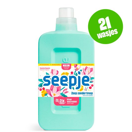 Natuurlijk Wasmiddel Seepje | Kleur met Magische Magnolia geur