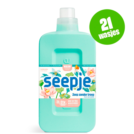 Natuurlijk Wasmiddel Seepje | Wol en Fijn met Vrolijke Lotus geur