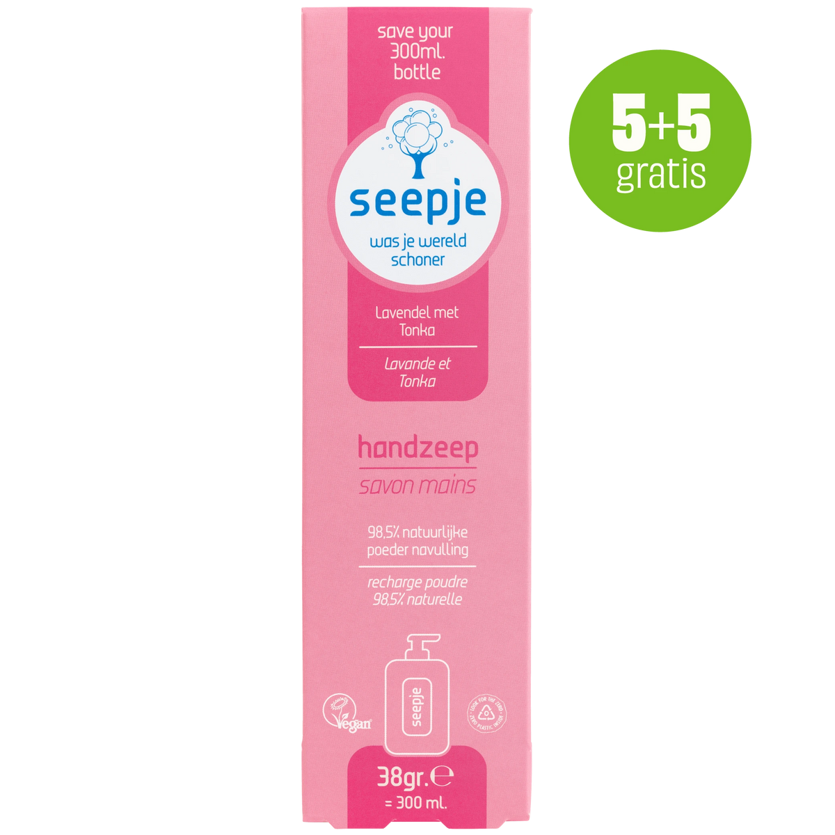 Handzeep Poeder Navulling | Lavendel met Tonka