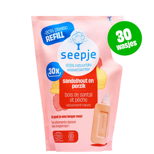 Wasverzachter navulling | Sandelhout en Perzik