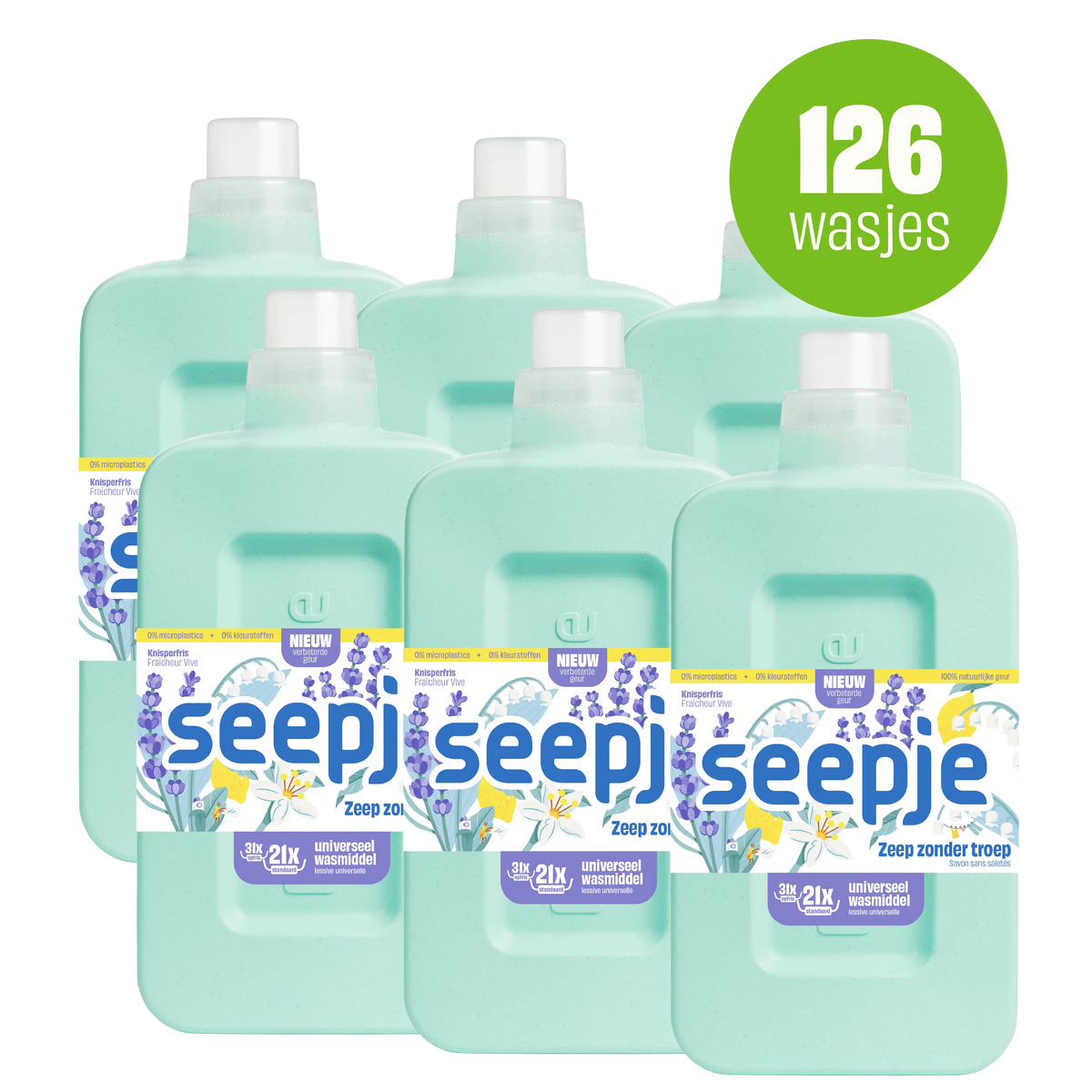 Wasmiddel Universeel 6x | Knisperfris