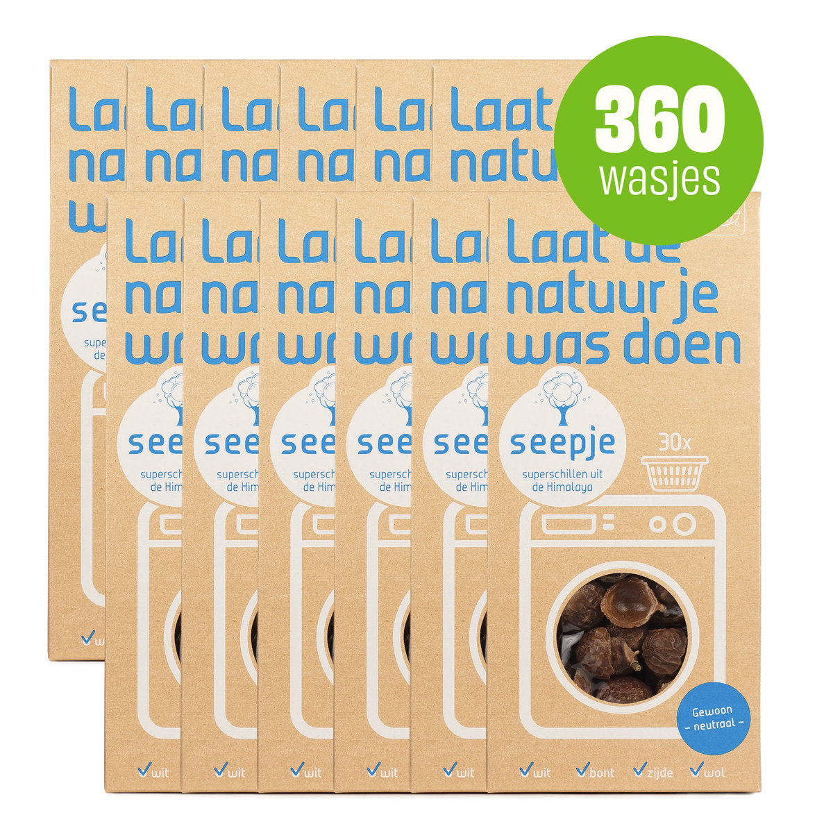 Wasschillen 12x | Groot Voordeel Pakket - Hypoallergeen
