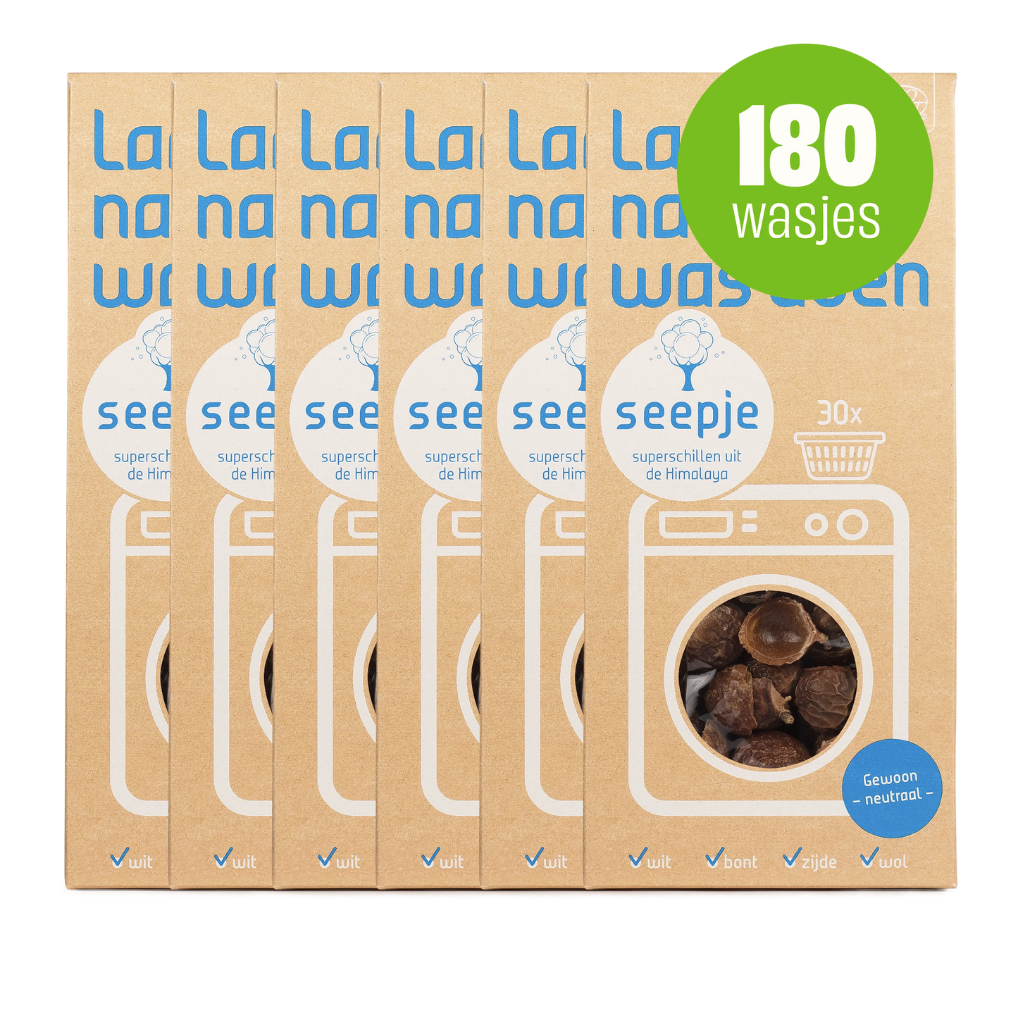 Wasschillen 6x | Voordeel Pakket - Hypoallergeen